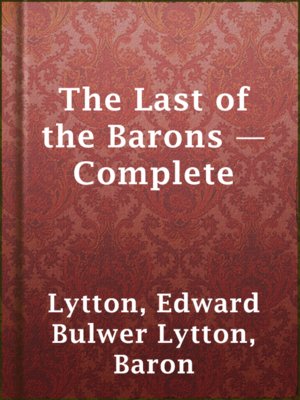 cover image of The Last of the Barons — Complete